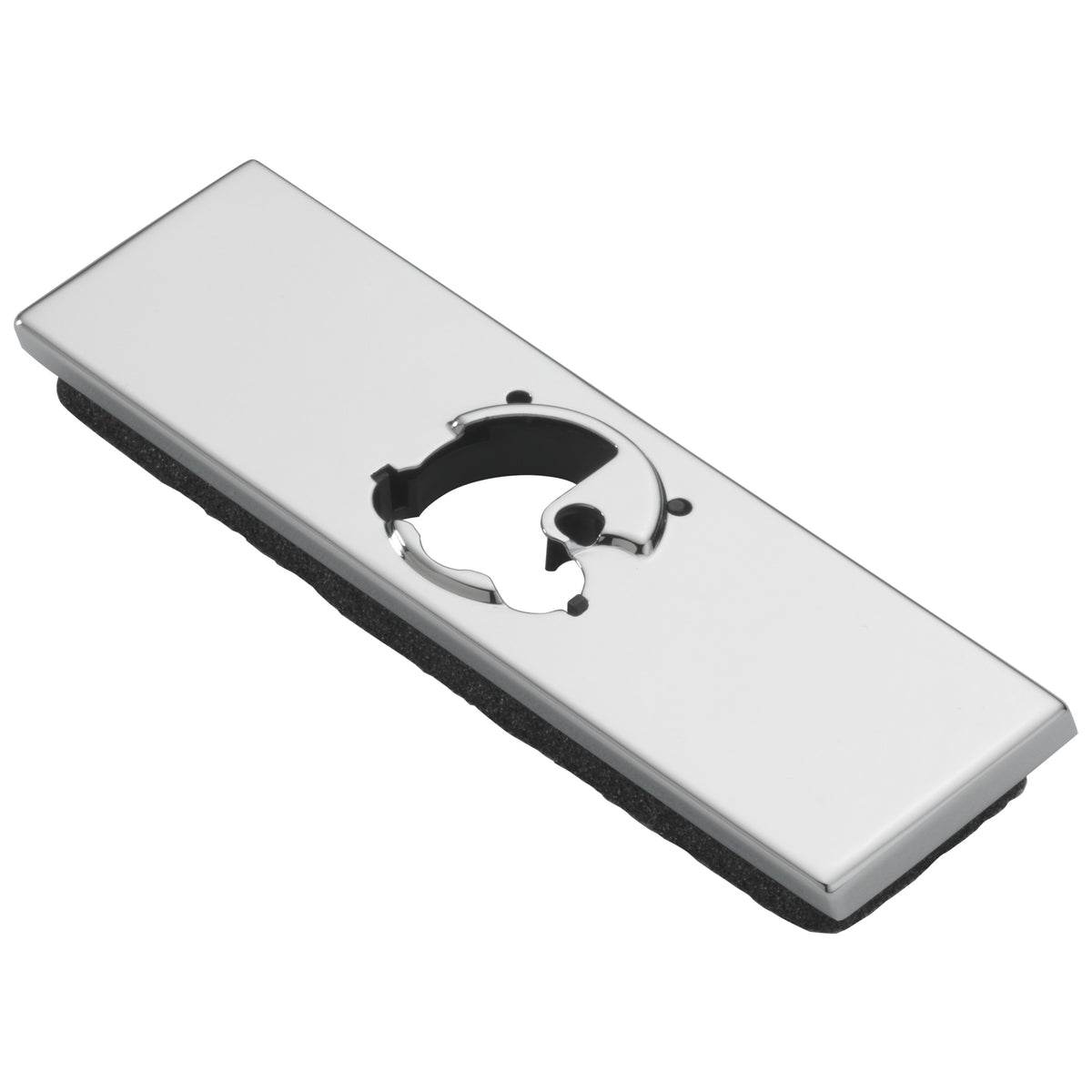 DELTA® RP90834PCPR Pivotal™ 3-Hole Escutcheon and Gasket, For Use With Kitchen Faucet, 1/4 in L x 6 in W x 2.13 in H, Lumicoat™ Polished Chrome, Import
