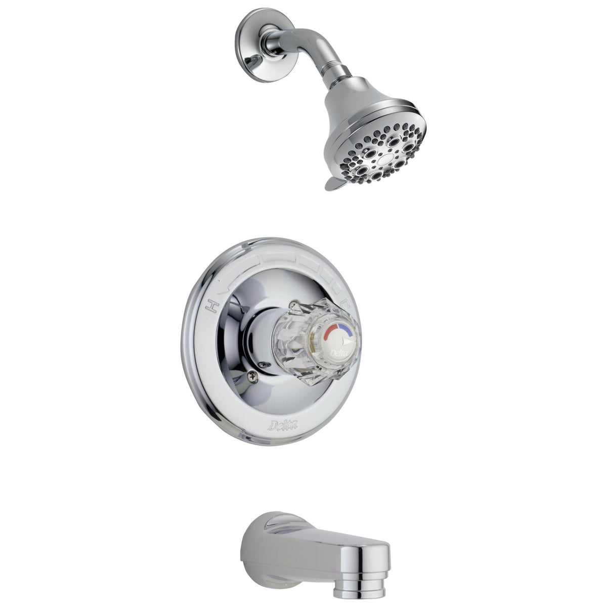DELTA® T13422-PD Monitor® 13 Tub and Shower Trim, 1.75 gpm Shower, Polished Chrome
