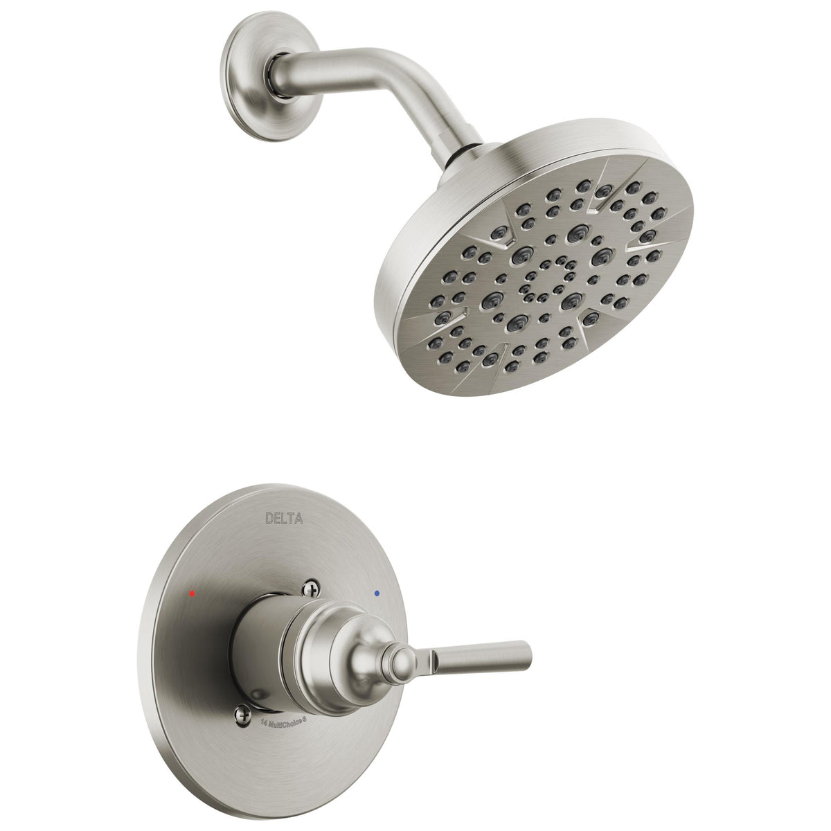 1-Function Shower Trim - Stainless - 1.75 GPM Valve