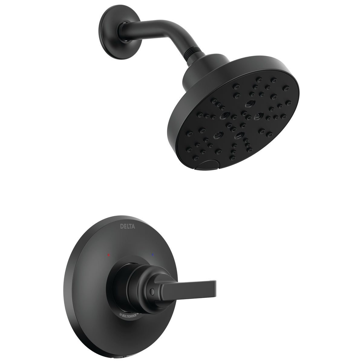 DELTA® T14289-BL 1-Function Shower Trim, 1.75 gpm Valve, Matte Black