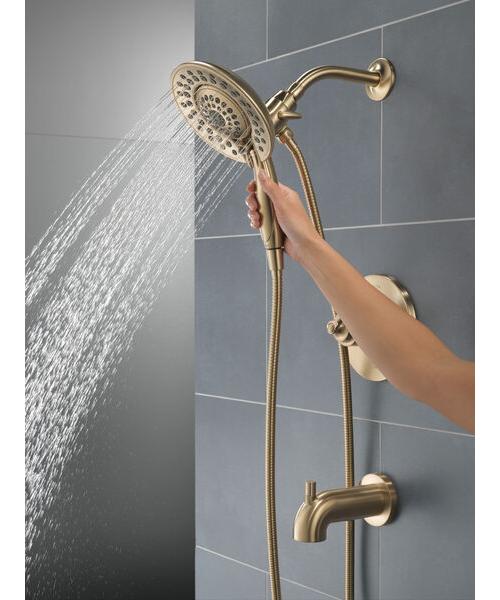 DELTA® T17435-CZ-I 2-Function Tub and Shower Trim, 1.75 gpm Valve, 1.75 gpm Shower, Champagne Bronze