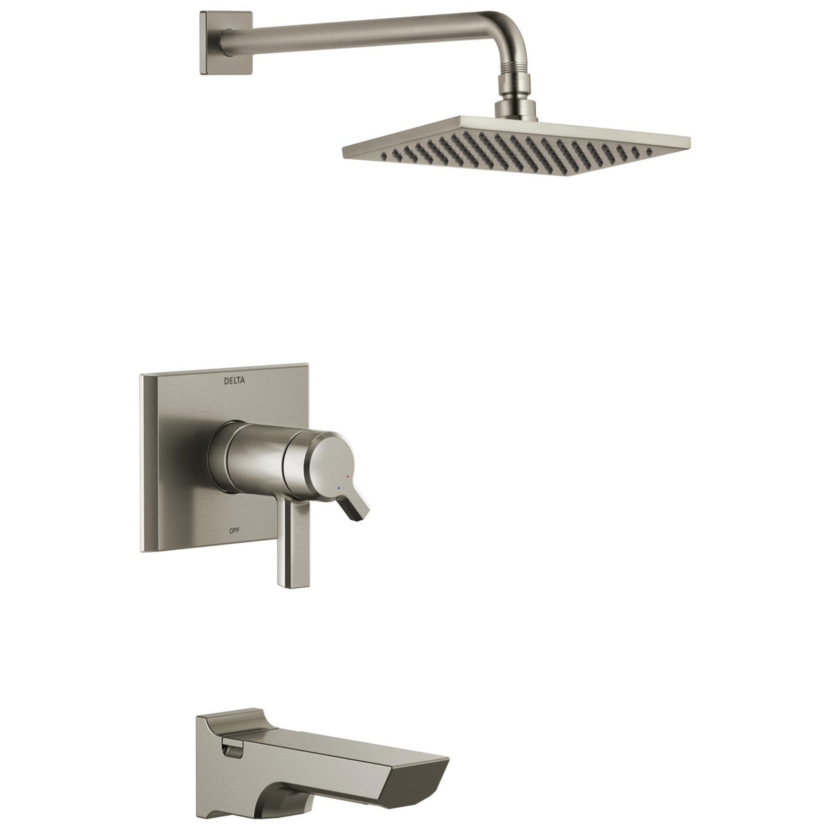 Pivotal - 17T Tub and Shower Faucet Trim - Wall Mount - Zinc