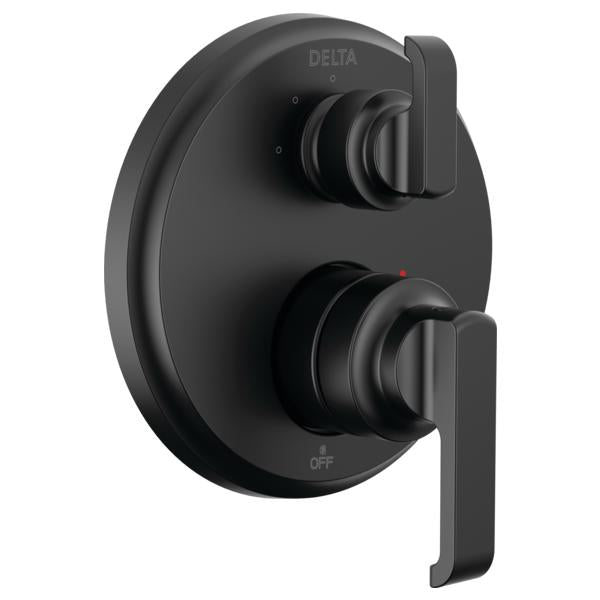 DELTA® T24889-BL 14 Series 3-Setting Shower Diverter, Matte Black