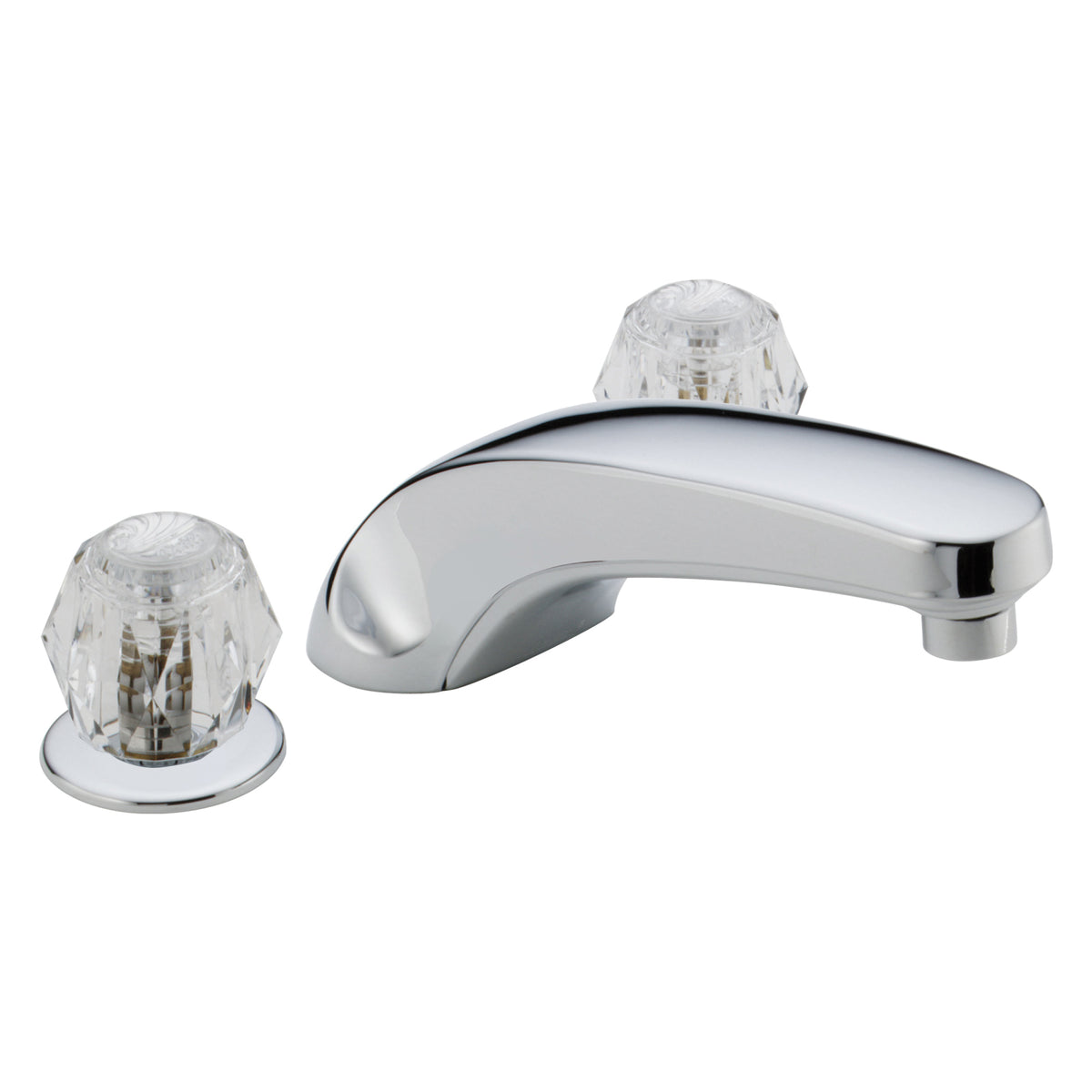 DELTA® T2710 Roman Tub Trim, Classic, 18 gpm Flow Rate, 8 to 16 in Center, Polished Chrome, 2 Handles, Function: Traditional