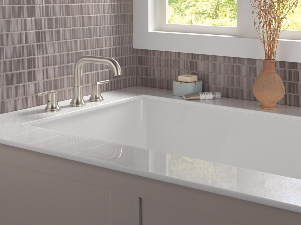 Trinsic - Roman Tub Faucet Trim - Stainless - Deck Mount