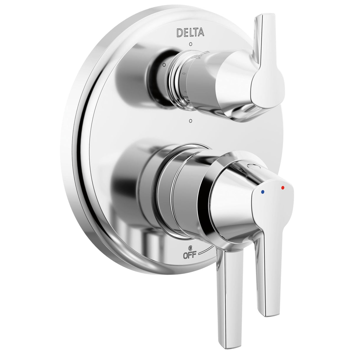 DELTA® T27971-PR Monitor® 17 Series Integrated Diverter Trim, 5.8 gpm Shower, Lumicoat™ Polished Chrome