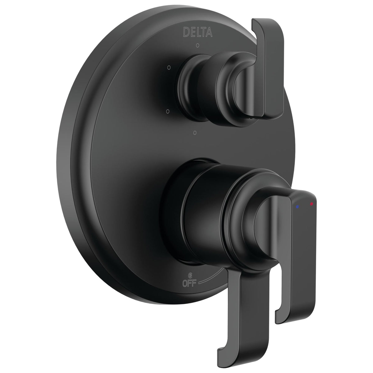 Tetra - 17 Series 6-Setting Shower Diverter - Matte Black