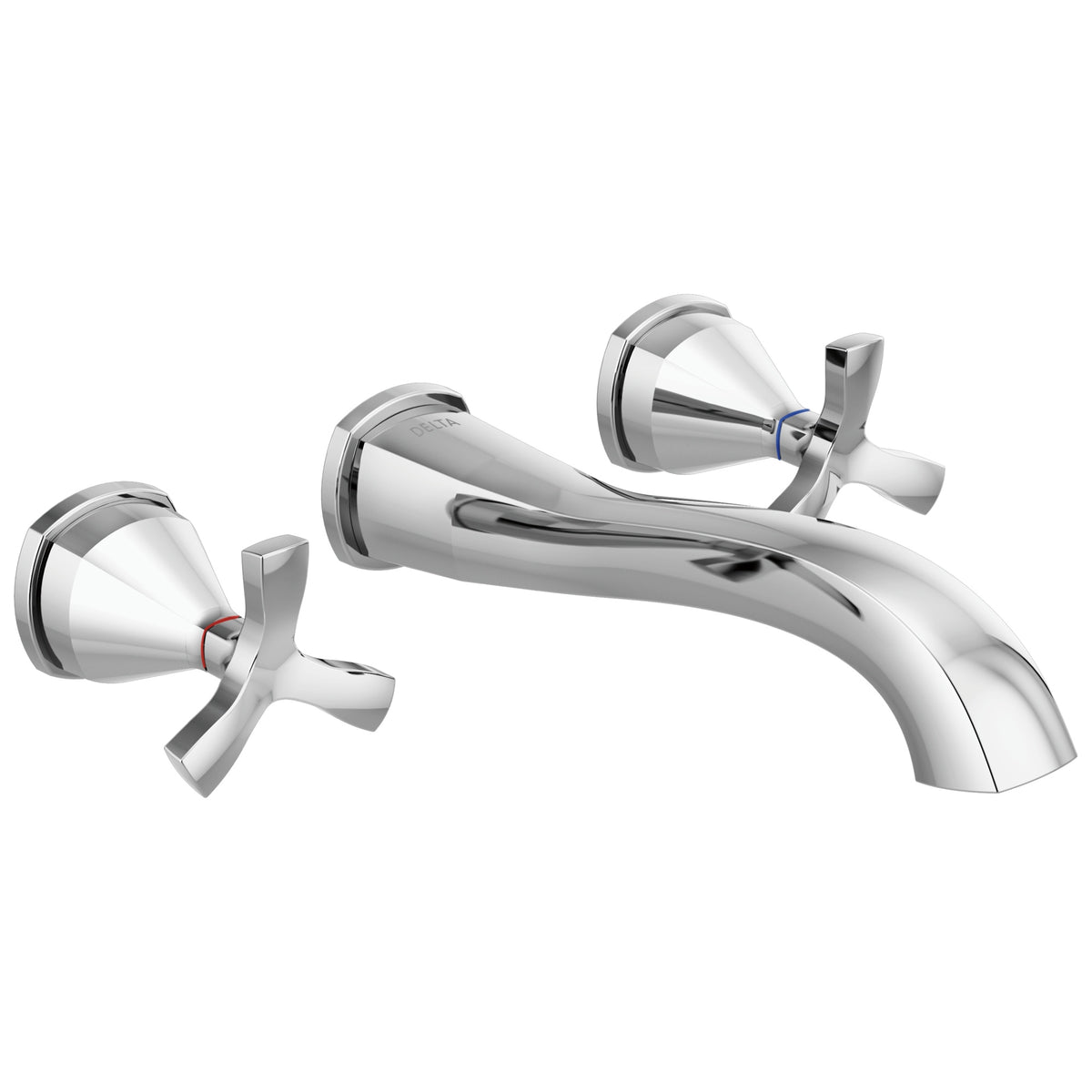 Stryke - Wall Mount Bathroom Faucet Trim - Chrome