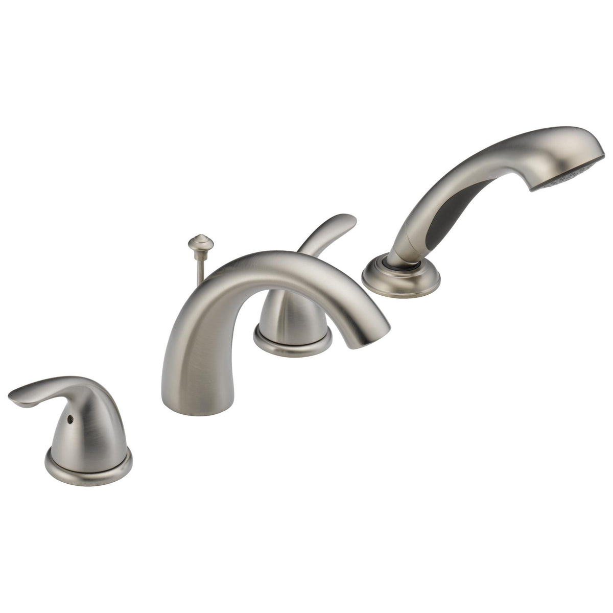 Classic - Roman Tub Trim with Hand Shower - 2 GPM - Brass