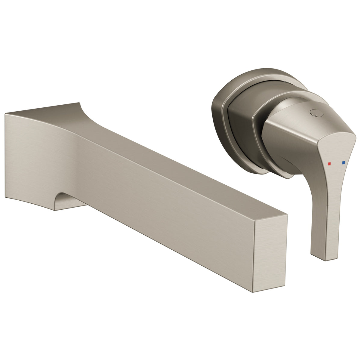 DELTA® T574LF-SSWL Lavatory Faucet Trim, Zura™, Commercial, 1.2 gpm Flow Rate, 4 in Center, Stainless Steel, 1 Handles, Function: Traditional