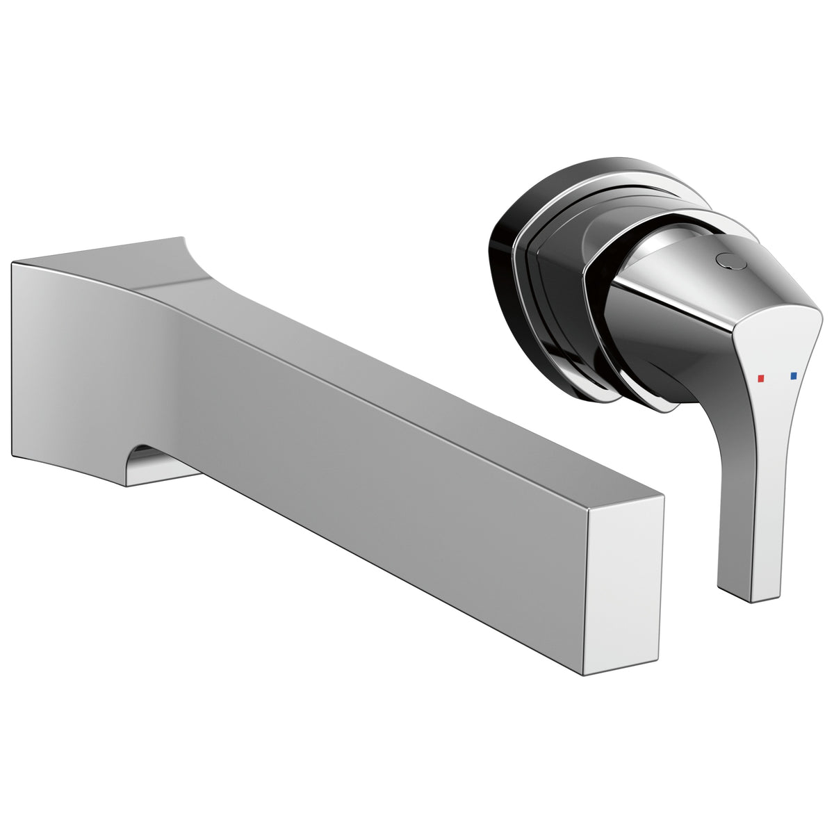 DELTA® T574LF-WL Zura™ Lavatory Faucet Trim, Commercial, 1.2 gpm Flow Rate, 4 in Center, Polished Chrome, 1 Handles, Function: Traditional