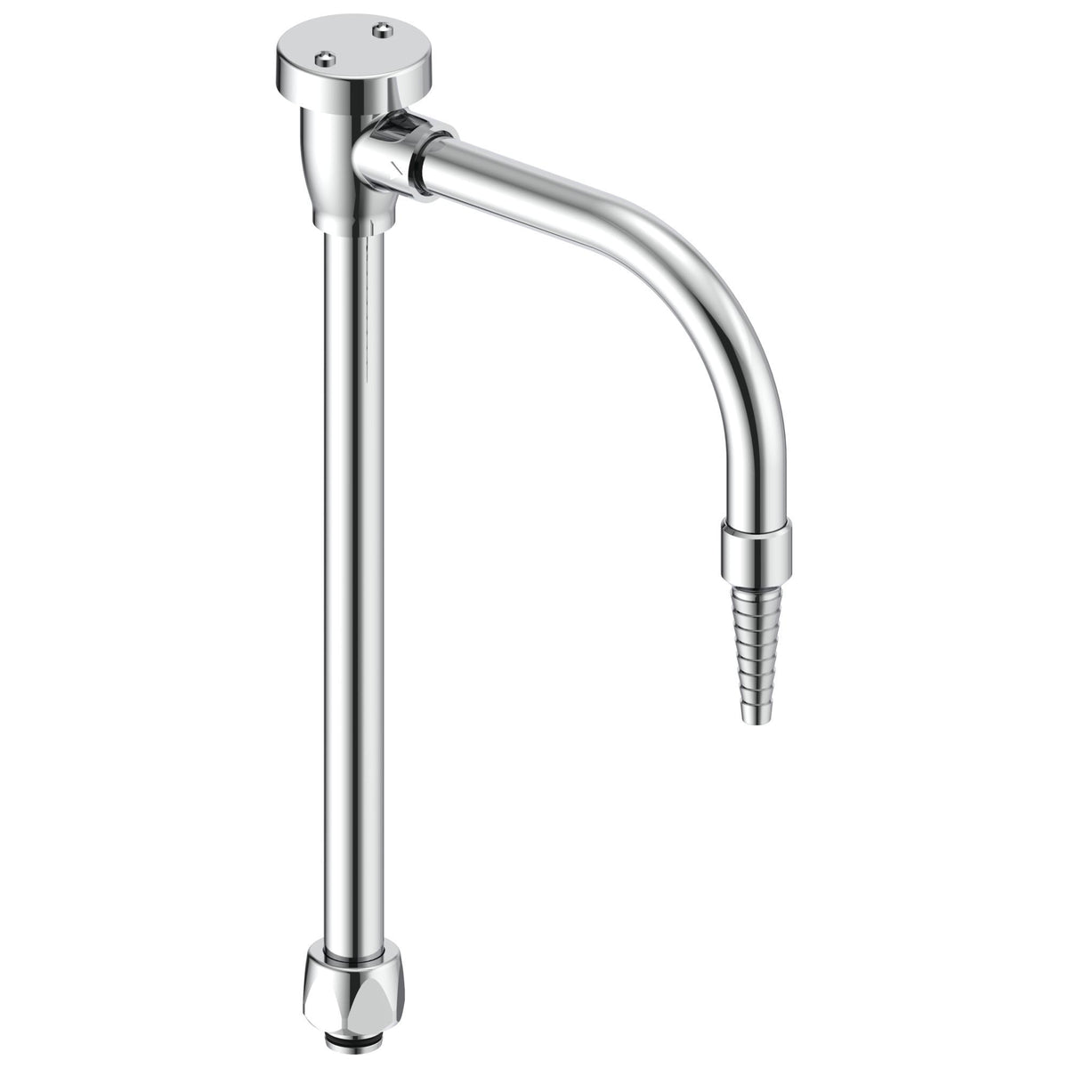 Commercial W6850 Gooseneck Spout With Angle Vacuum Breaker, Polished Chrome, Import