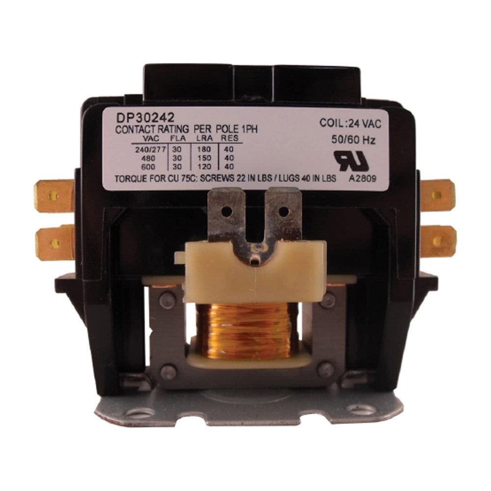 CONTACTOR 30A 24V 2 POLE
