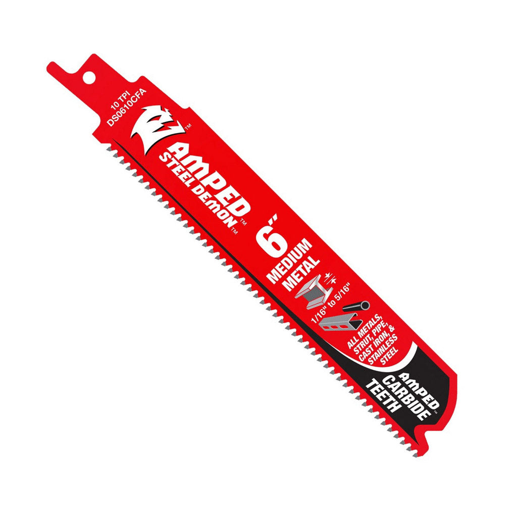 6" RECIP SAW BLADE, 3-PK