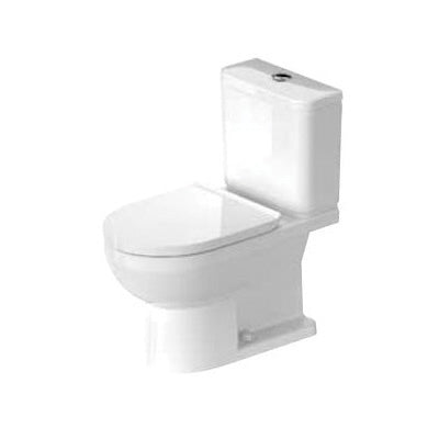 DURAVIT 09415000U3 DuraStyle Basic Single Flush Toilet Tank, 1.28 gpf, Left Lever Flush, White, Import