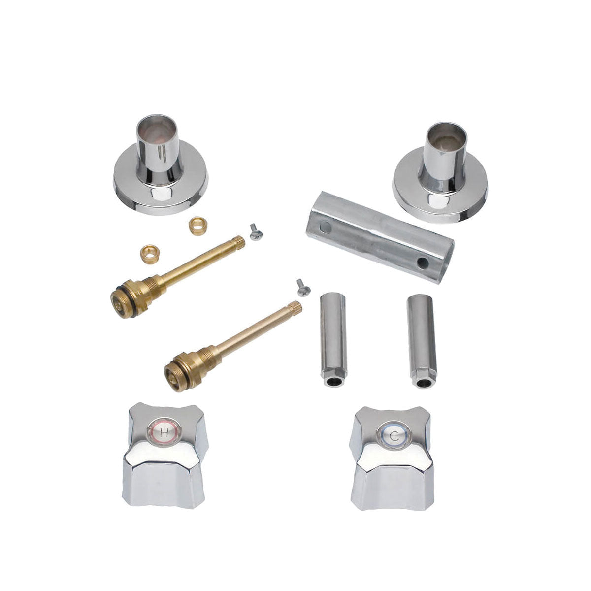 DANCO™ 39687 Tub/Shower 2-Handle Remodeling Kit, Brass, Polished Chrome
