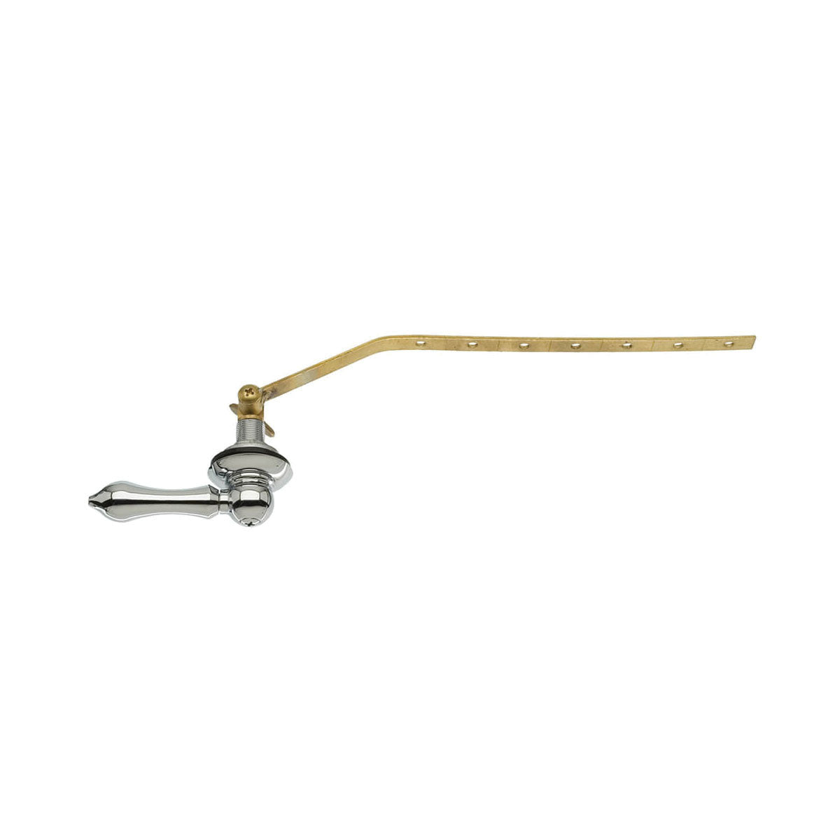 Universal Toilet Handle - Brass - Polished Chrome