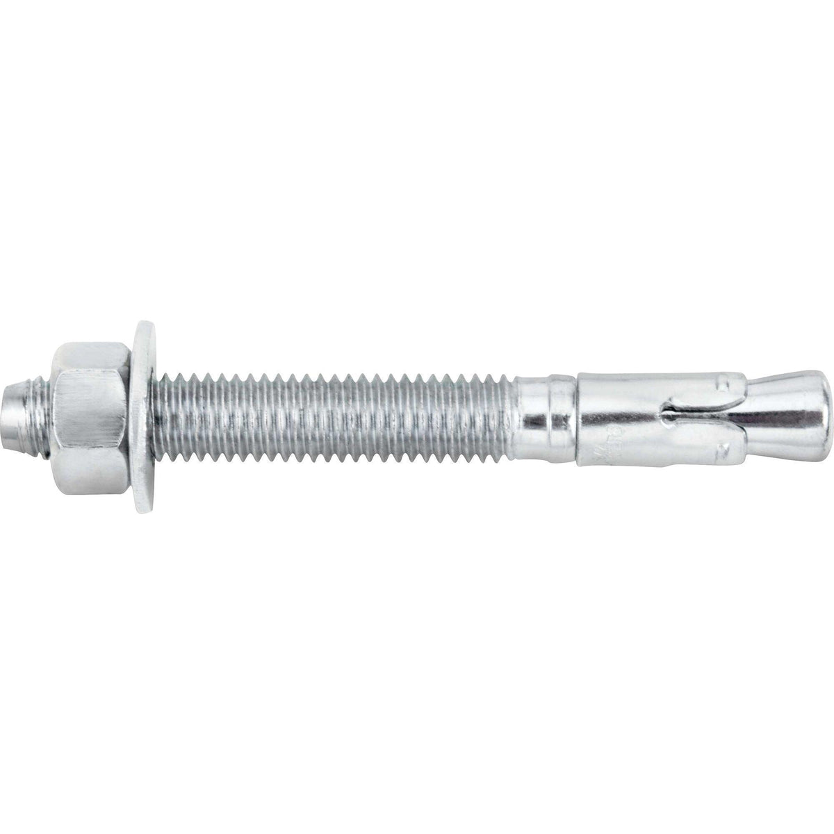 DeWALT® 7424SD1-PWR SD1 Expansion Wedge Anchor, 1/2 in Dia, 5-1/2 in OAL, 3-3/4 in L Thread, Carbon Steel, Zinc Plated