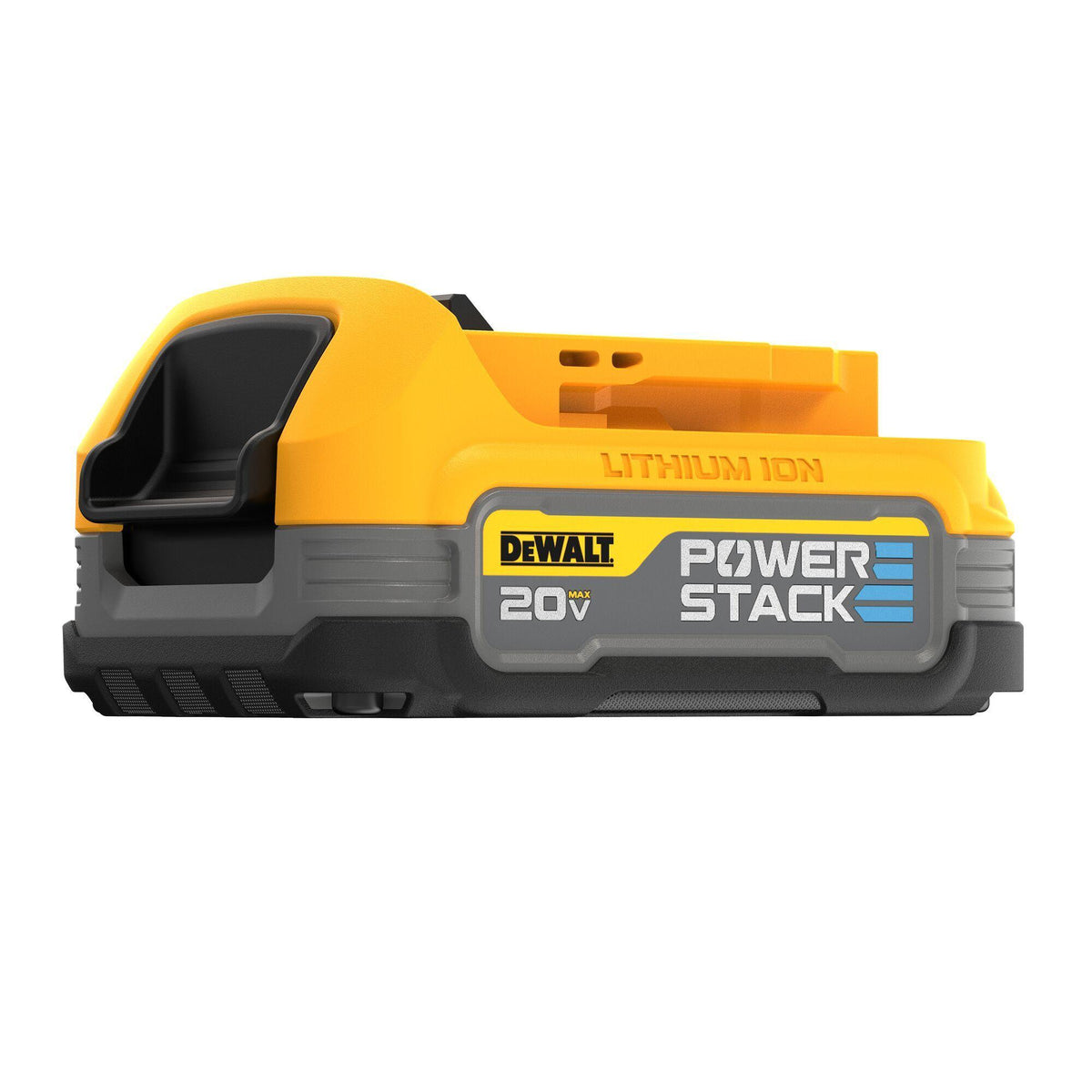 DeWALT® POWERSTACK™ DCBP034 Compact Battery With LED Fuel Gauge Charge Indicator, 1.7 Ah Li-Ion Battery, 20 V Charge, For Use With DeWALT® 20 V MAX Power Mac Tools and Chargers