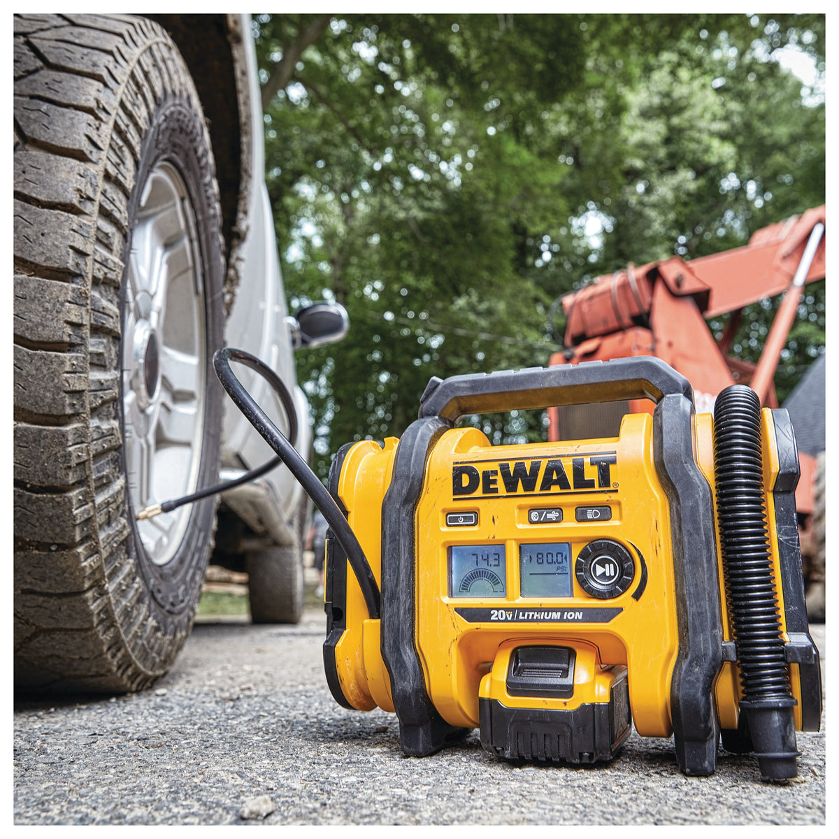 20V Max - Corded/Cordless Air Inflator - 1/4" Thread