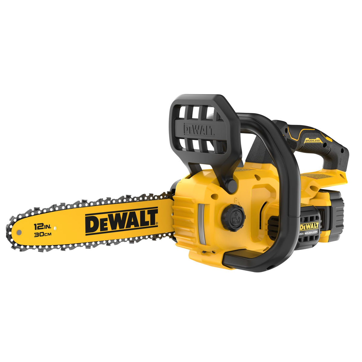 DeWALT® DCCS621P1 XR Chainsaw Kit, 12 in L Bar/Chain, 20 V, Li-Ion Battery