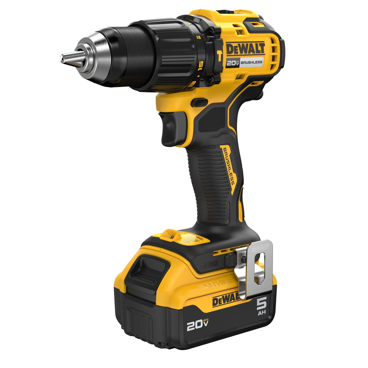 Hammer Drill - 1/2" Keyless Chuck - 20 V