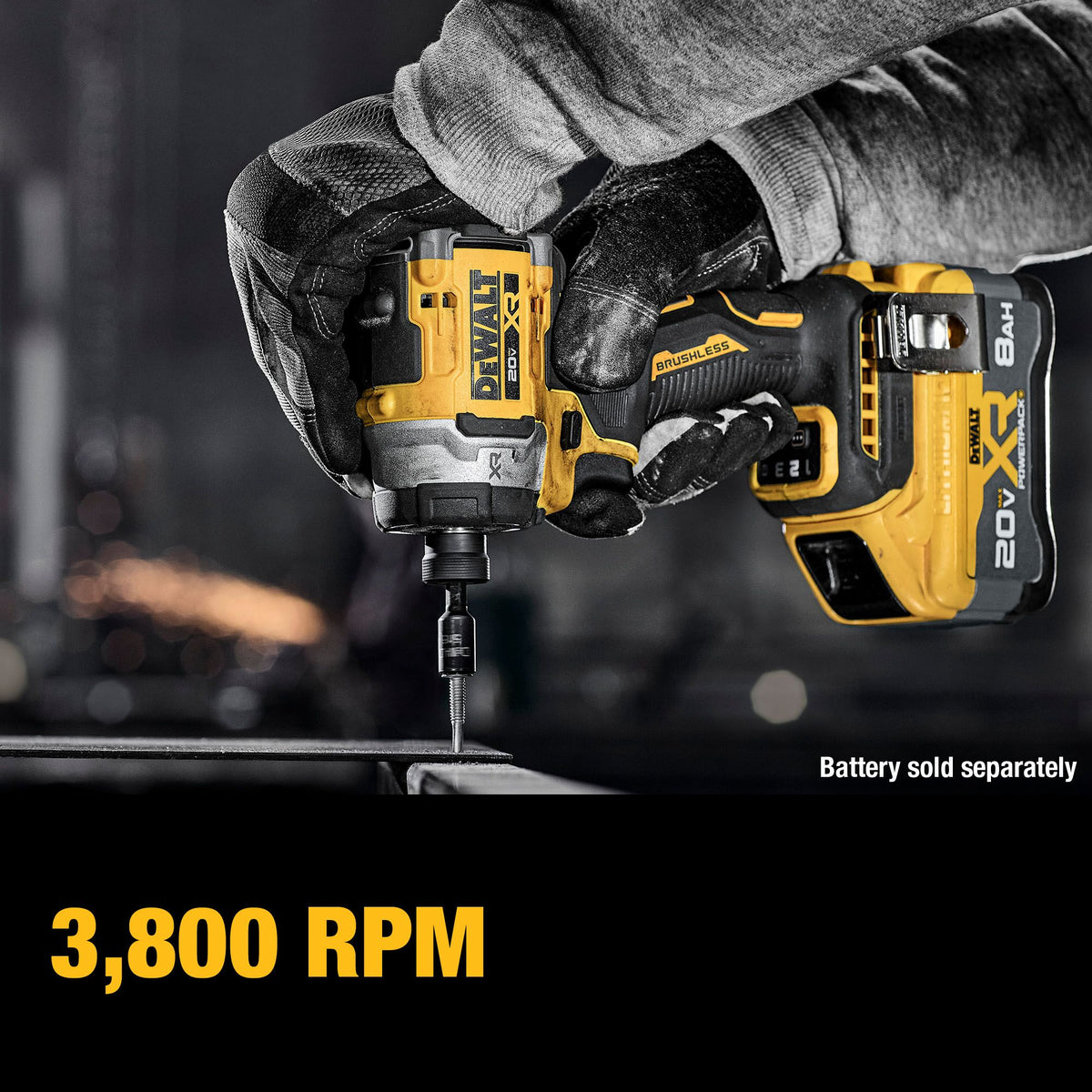 Brushless Cordless Impact Driver - Bare Tool - 20 V DC