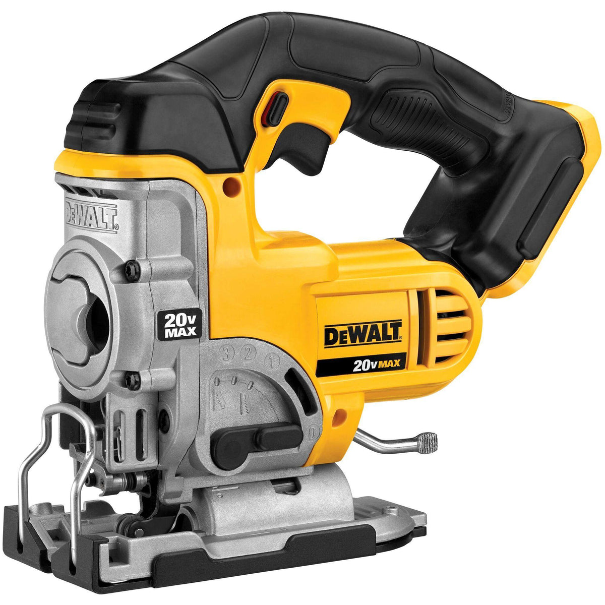 DeWALT® DCS331B 20V MAX* Cordless Jig Saw, 20 V DC, For Blade Shank: T-Shank, 11-1/4 in OAL, Li-Ion Battery, Tool Only