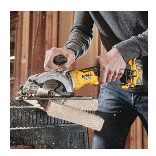DeWALT® 20V MAX* DCS571B Brushless Cordless Circular Saw, 4-1/2 in Dia Blade, 20 V, 1-9/16 in at 90 deg D Cutting, Li-Ion Battery