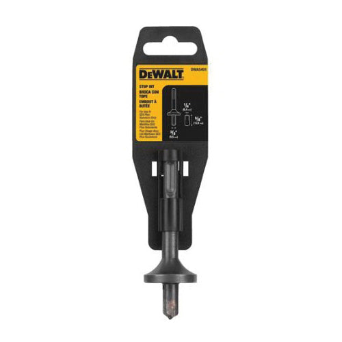 DeWALT® DWA5491 2-Cutter Hammer Drill Stop Bit, 3/8 in Drill Bit, 25/64 in SDS-Plus Shank, 25/32 in D Cutting, 3-25/32 in OAL