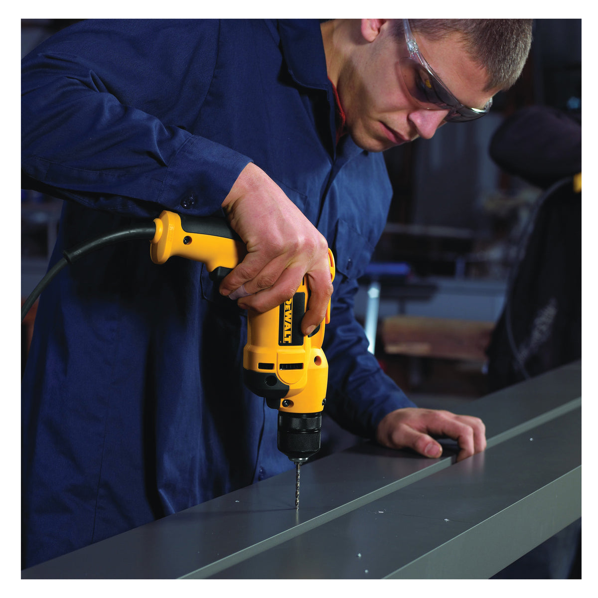 Black+Decker® DWD112 Heavy Duty VSR Drill With Keyless Chuck, 3/8 in Keyless Chuck, 120 VAC, 0 to 2500 rpm Speed, 9-1/2 in OAL, Tool Only