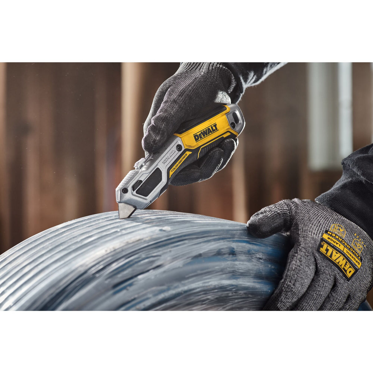 Spring Lock Utility Knife - Slide and Click