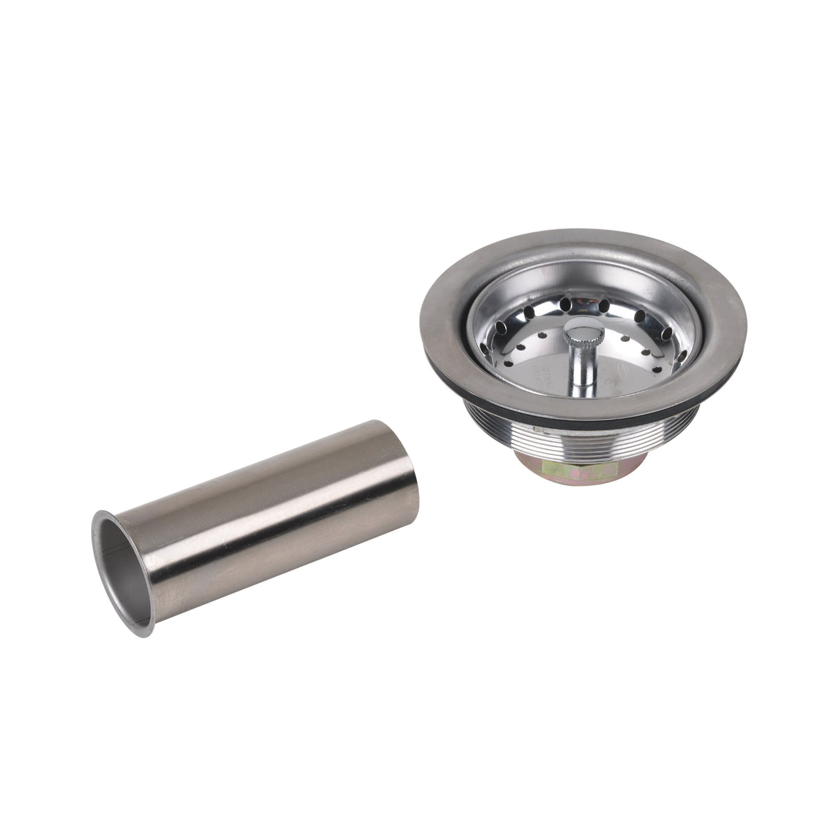 Dearborn® 10T Heavy Duty Standard Sink Basket Strainer, For Use With 4 in Sink Drain, Stainless Steel, Import
