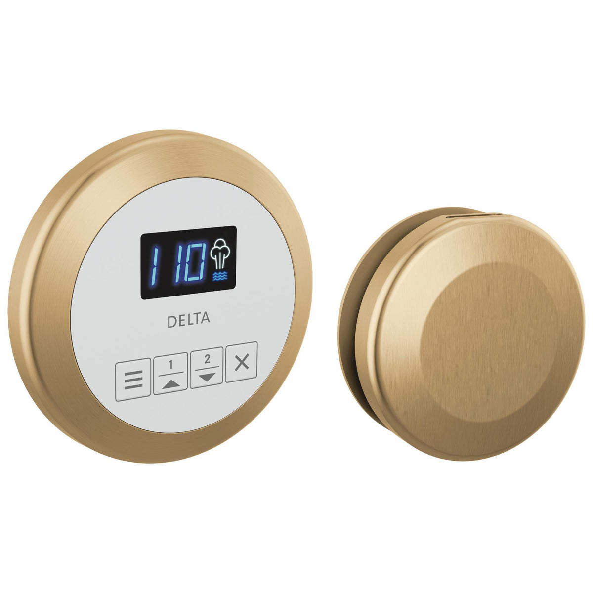 Round Steam Shower Control - Surface - Digital Display