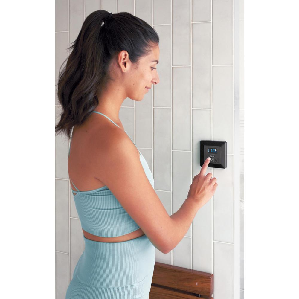 DELTA® 5P-EST04-BL Square Steam Generator, 3/4 in NPT Steam Outlet, Auto Drain, 3/8 in Water Inlet, 240 V, Domestic