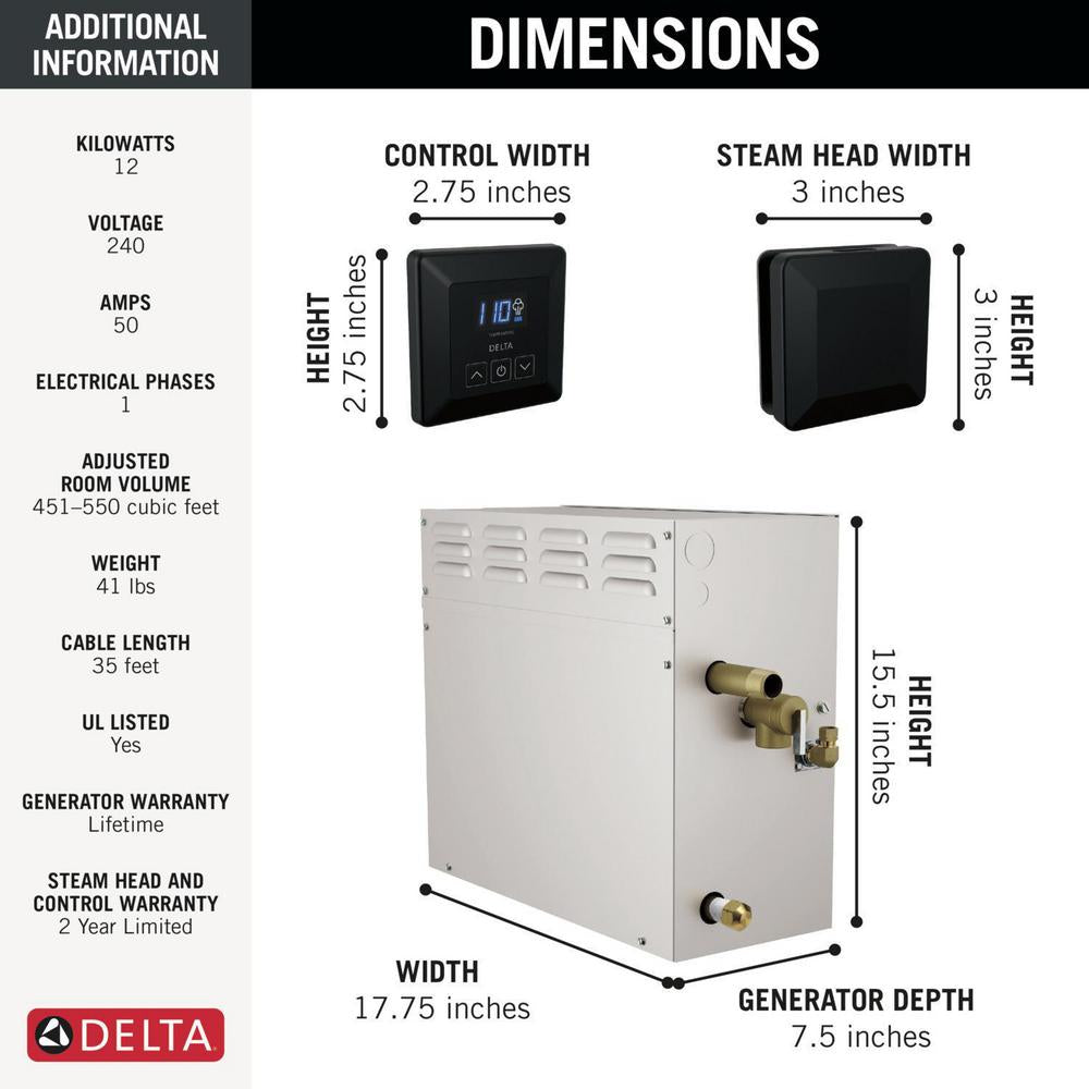 Square Steam Generator - 60 A