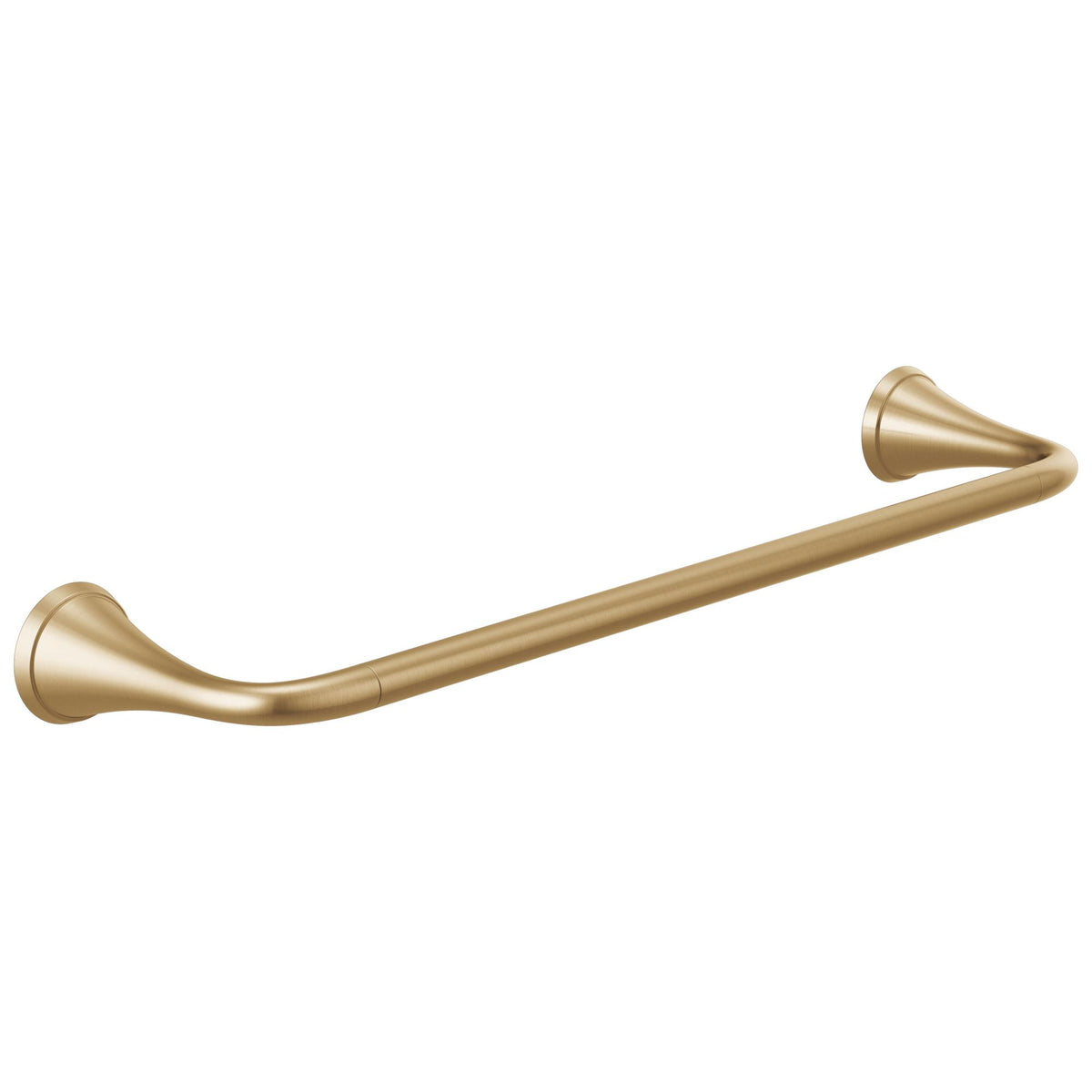 DELTA® 73318-CZ Kayra™ Towel Bar, 2 in Dia Ring, 18 in L Bar, 2 in OAH 4-3/8 in OAD, Zinc, Import