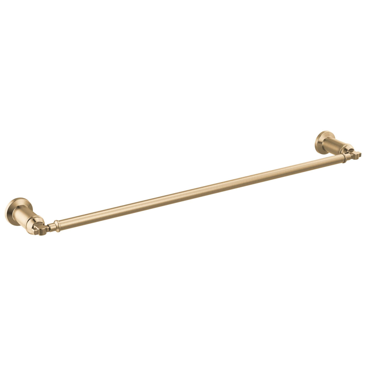 DELTA® 78424-CZ Broderick® Traditional Towel Bar, 1-3/4 in Dia Ring, 24 in L Bar, 1.75 in OAH 3-11/16 in OAD, Zinc, Import