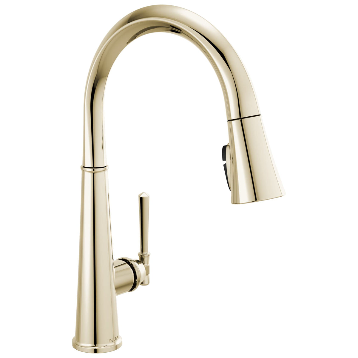 DELTA® 9182-PN-PR-DST Emmeline Pull-Down Kitchen Faucet, 1.8 gpm Flow Rate, Lumicoat Polished Nickel, 1 Handles, 1, 3 Faucet Holes