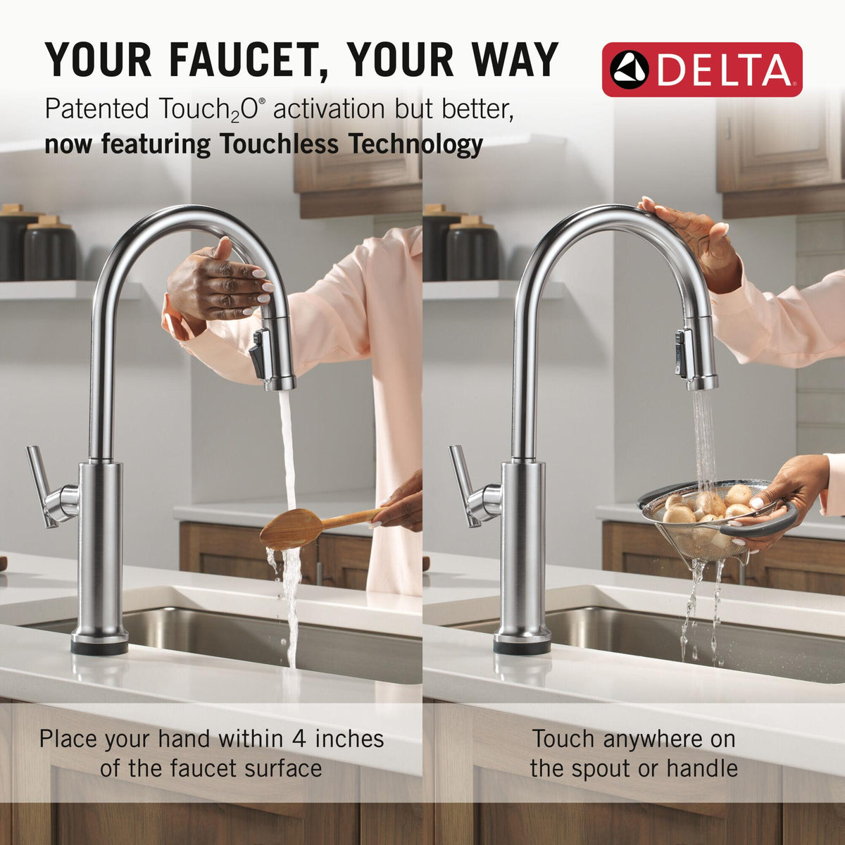 Altado - Touchless Pull-Down Kitchen Faucet - 1.8 GPM