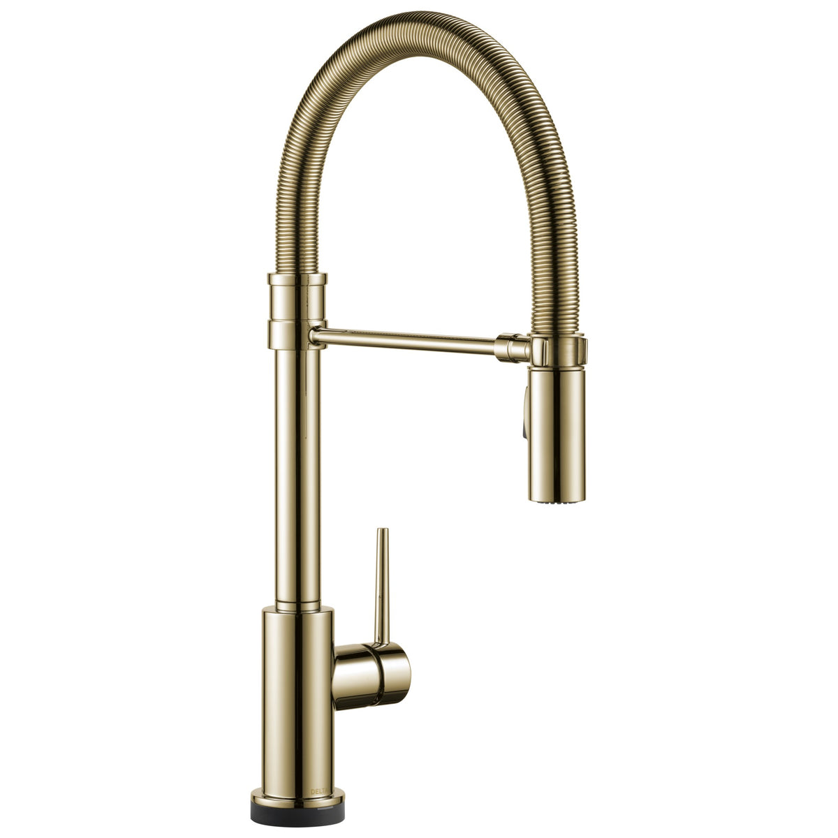 DELTA® 9659TL-PN-DST Trinsic Pull-Down Kitchen Faucet, 1.8 gpm Flow Rate, Polished Nickel, 1 Handles, 1, 3 Faucet Holes