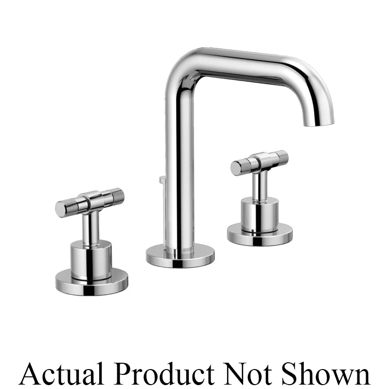 Brizo® 65335LF-PCLHP Litze™ Widespread Lavatory Faucet, Commercial, 1.5 gpm Flow Rate, 5 in H Spout, 6 to 16 in Center, Polished Chrome, Pop-Up Drain, Import