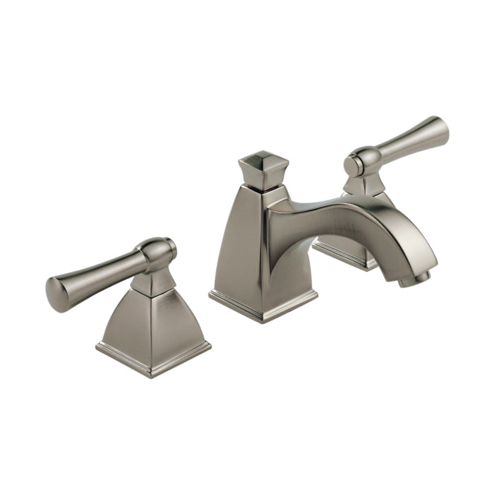 Brizo® Vesi® Widespread Lavatory Faucet, 1.2 gpm, 2-1/8 in H Spout, 6 to 16 in Center, 2 Handles, Pop-Up Drain, Domestic, Commercial