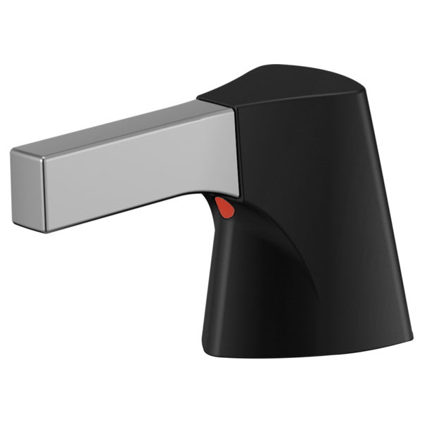 DELTA® Zura™ 1-Handle Bidet/Widespread Faucet Handle, For Use With Zura™ Widespread Bathroom Faucets and Bidets, Metal, Import