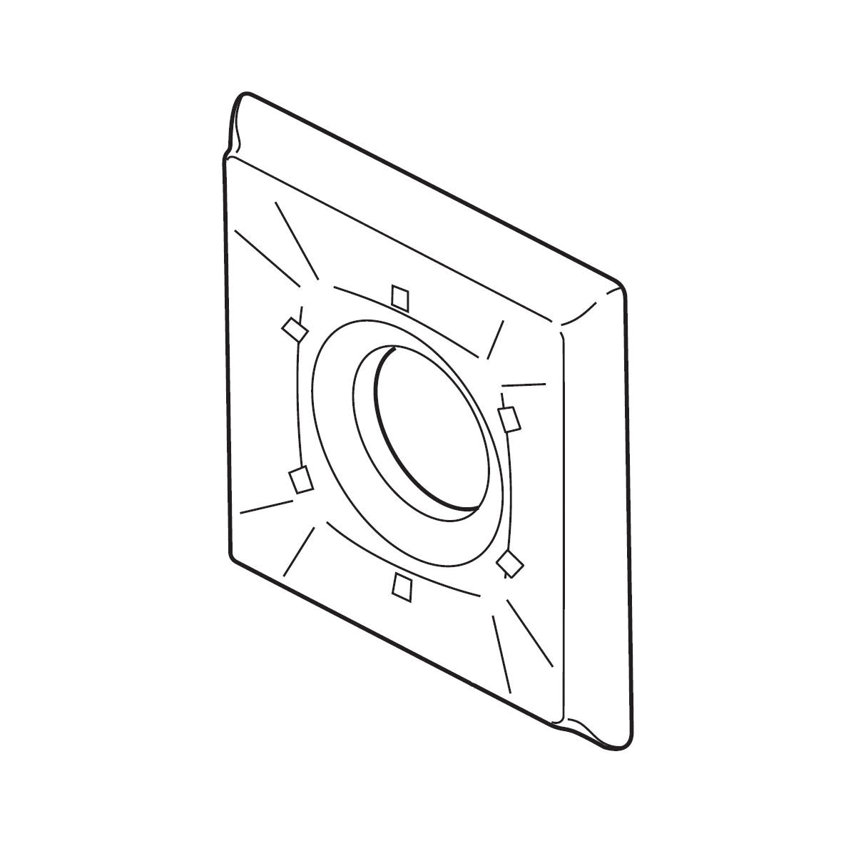 Dryden - 6-Setting Diverter Escutcheon - Venetian Bronze