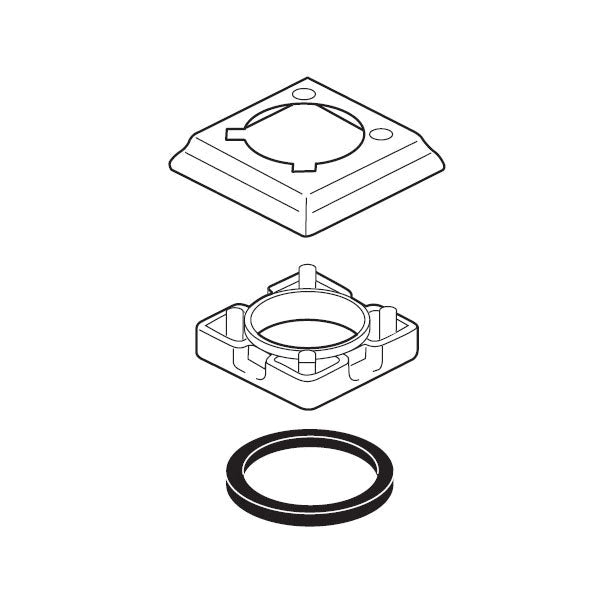 Dryden - Single Hole Escutcheon