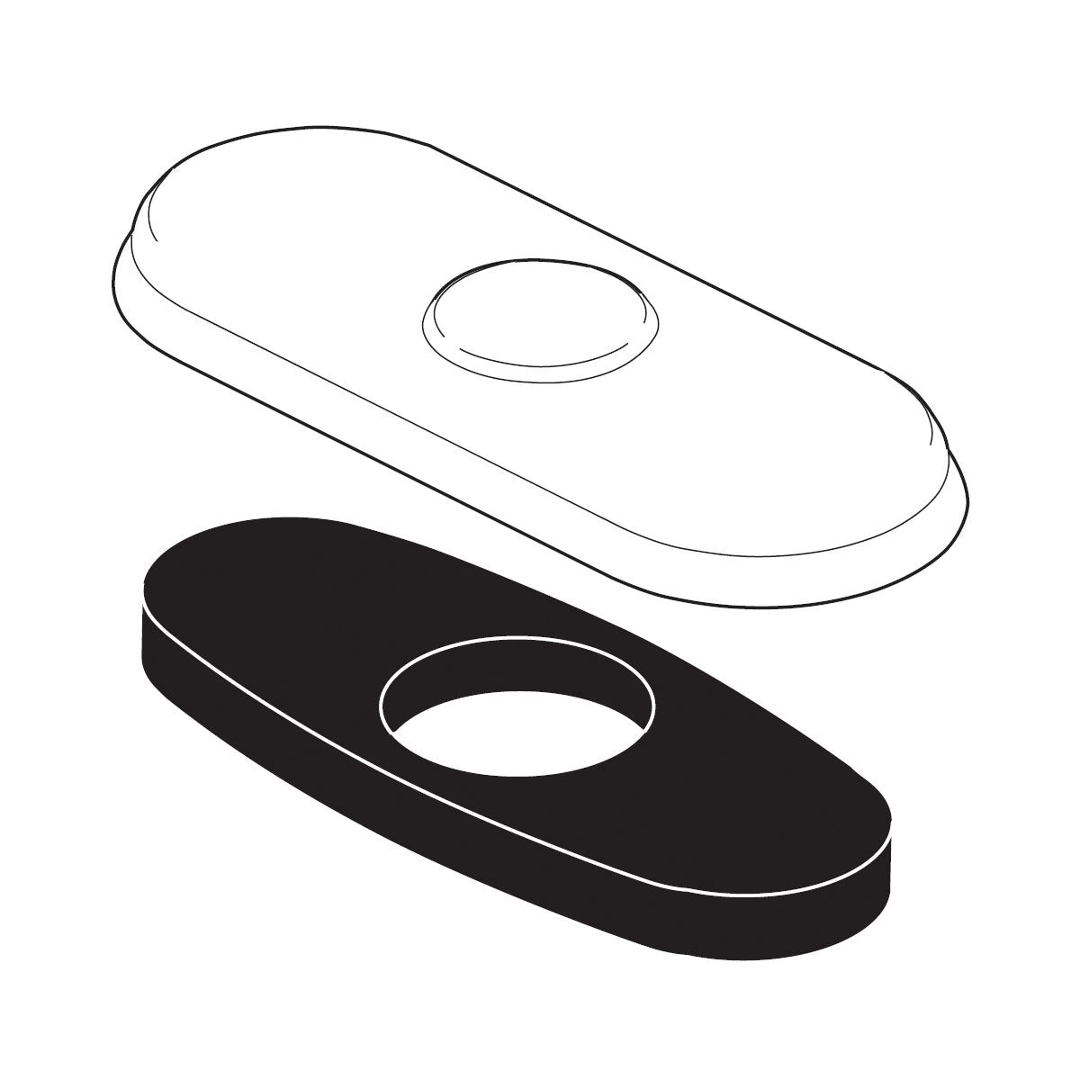Nura - Bathroom Faucet Escutcheon