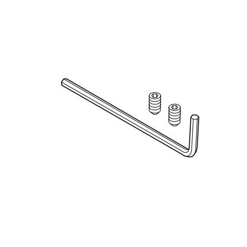 Brizo® RP72970BL Odin Set Screw and Hex Key, For Use With Jason Wu for Brizo® Bath Collection 691060 Series Glass Shelf, Matte Black