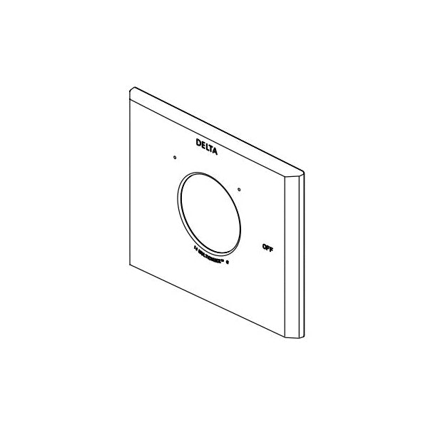 DELTA® Pivotal™ Escutcheon, For Use With Pivotal™ Monitor® 14 Series T14099, T14299, T14499 and T14299-LHD Valve Only Trim, Import