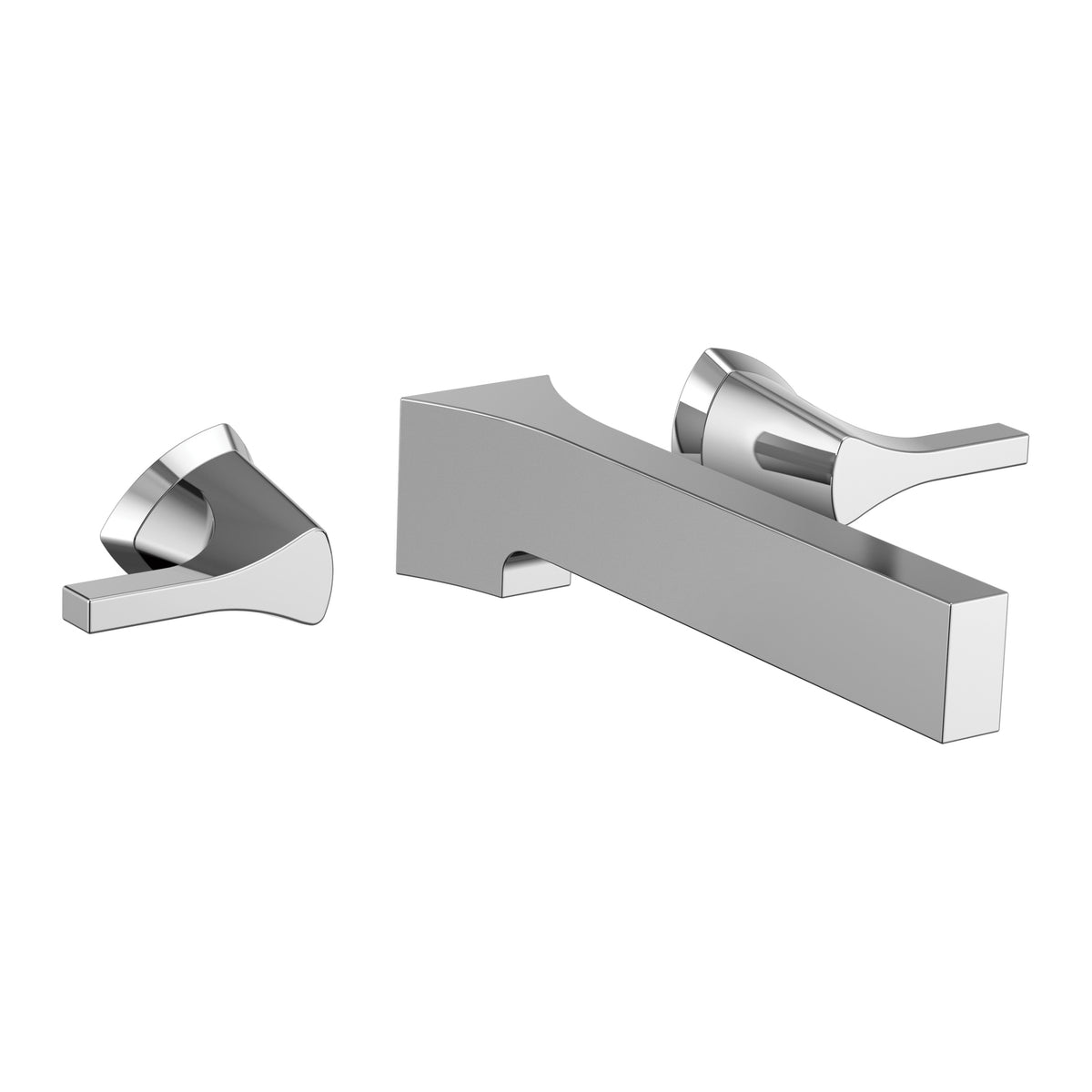 DELTA® T3574LF-WL Lavatory Faucet Trim, Zura™, Commercial, 1.2 gpm Flow Rate, 8 in Center, Polished Chrome, 2 Handles, Function: Traditional